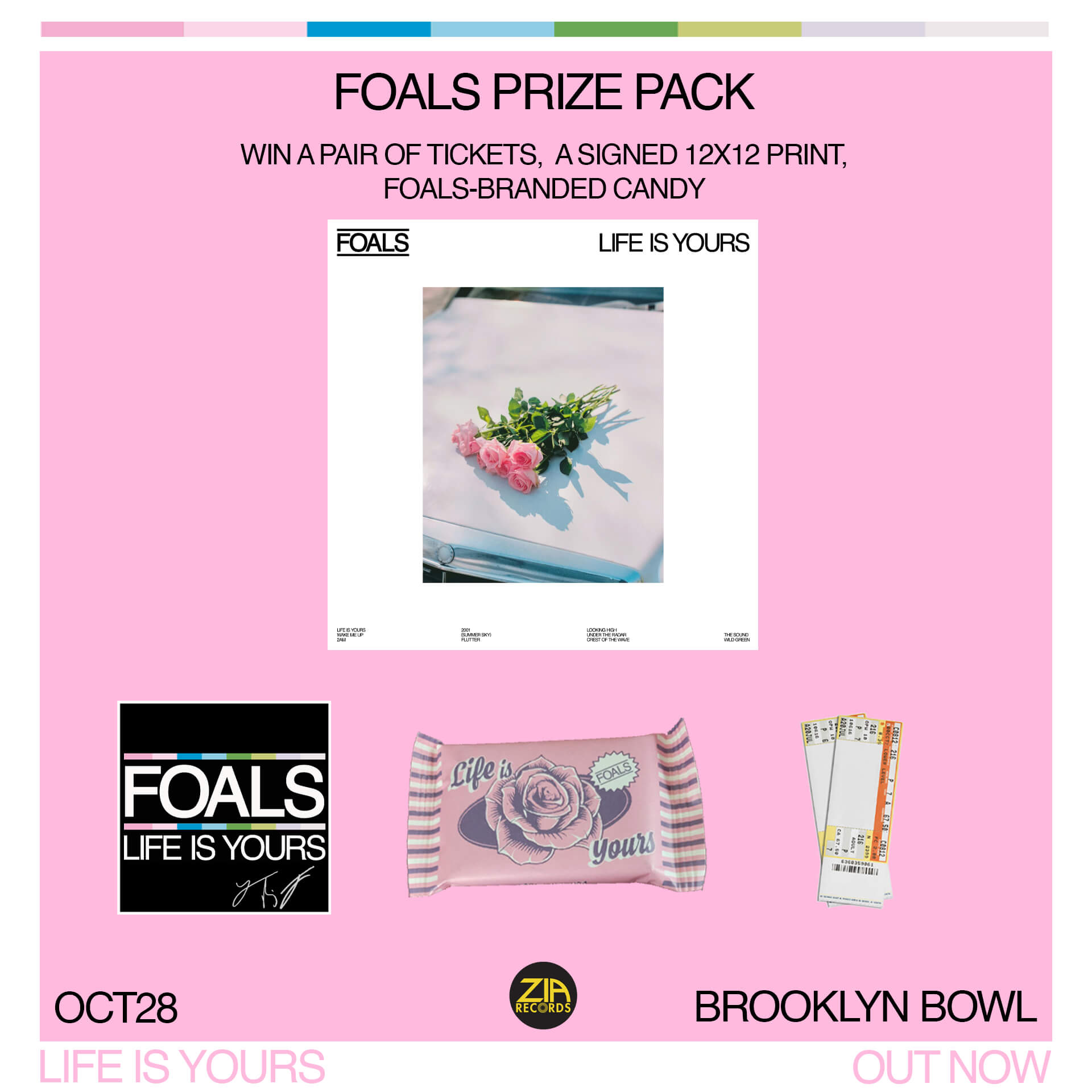 FOALSLive at Brooklyn Bowl + Prize Pack