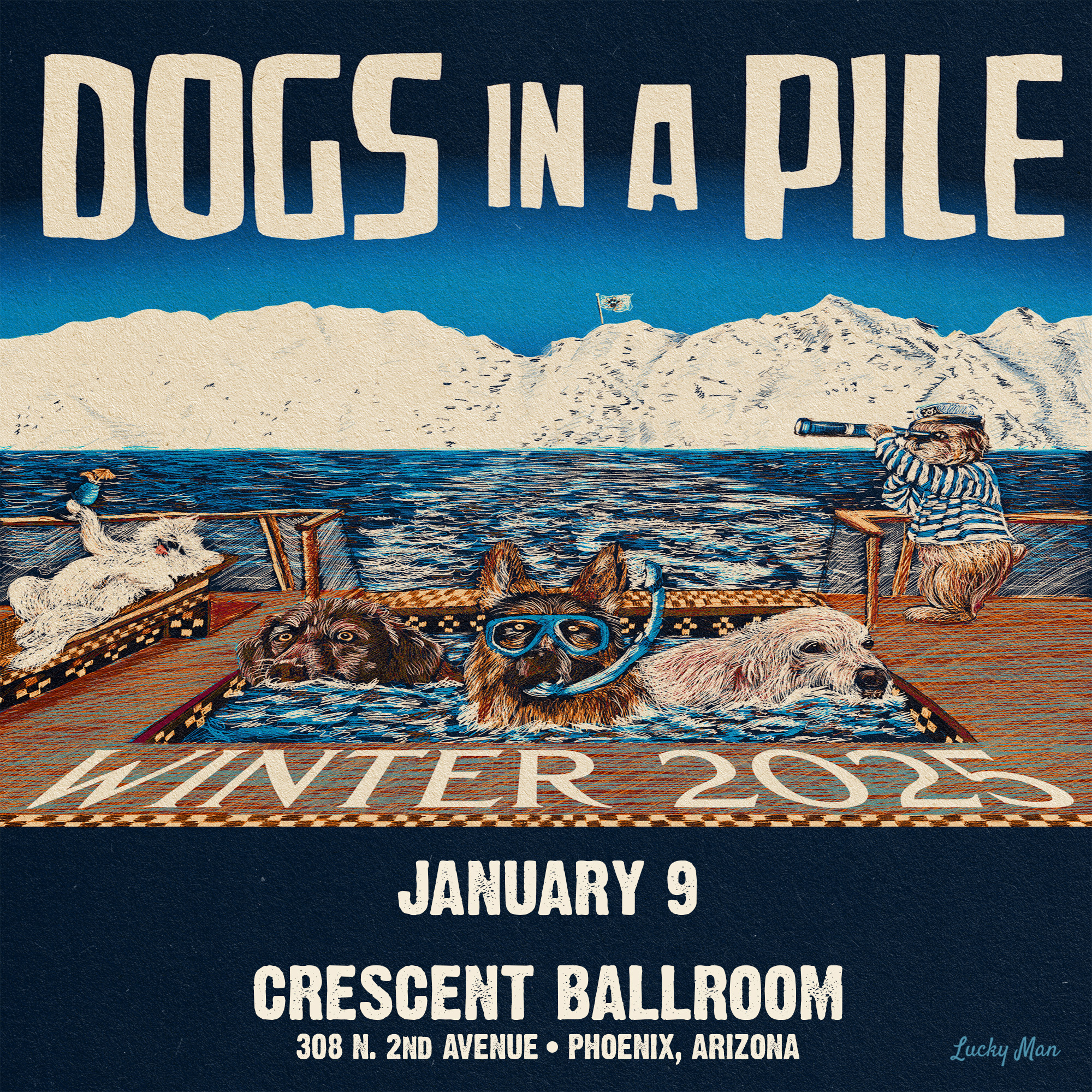 DOGS IN A PILECrescent Ballroom