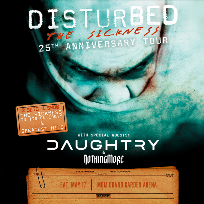 DISTURBEDMGM Grand Garden Arena