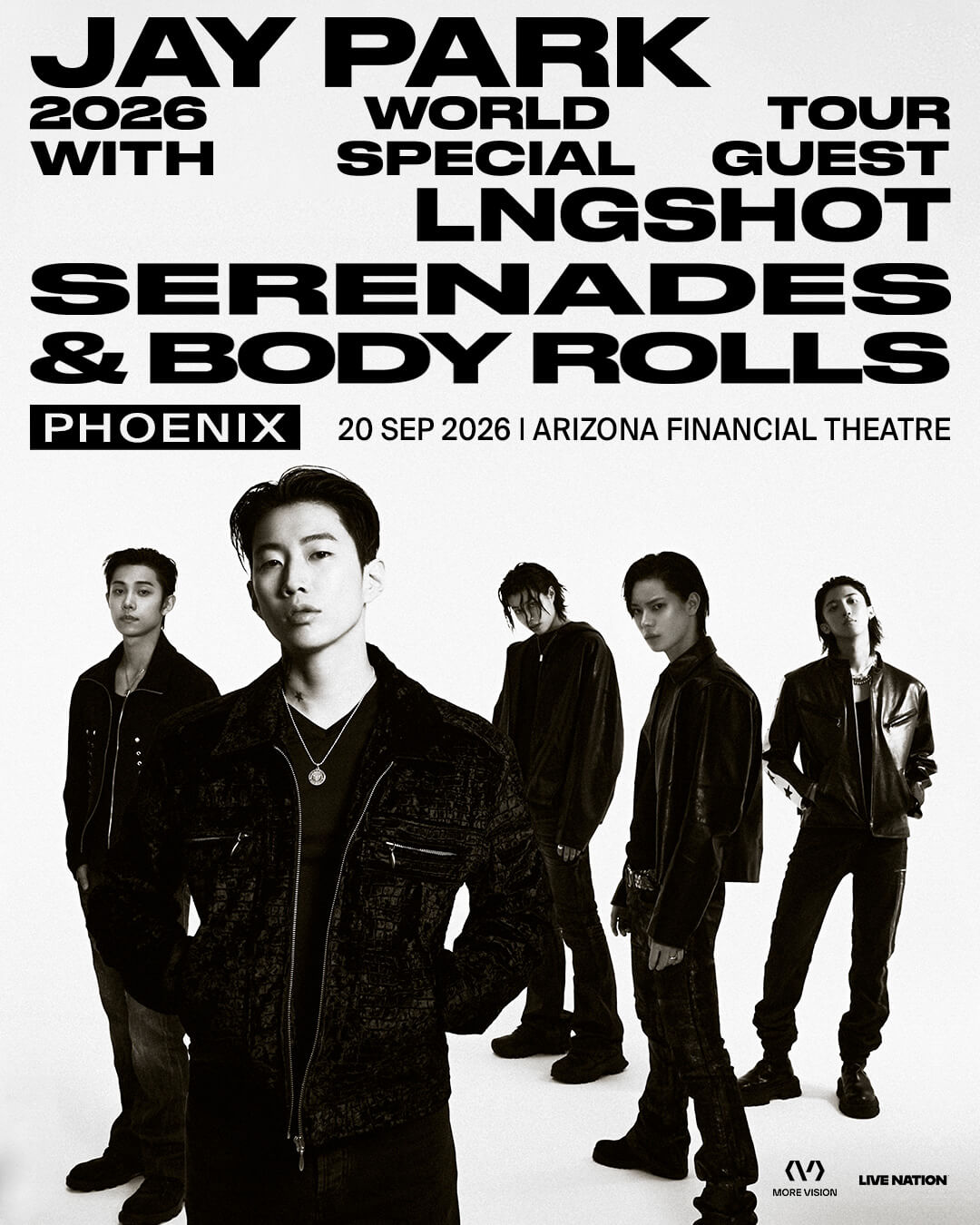 JAY PARK WITH LONGSHOT: SERENADES & BODY ROLLSArizona Financial Theatre